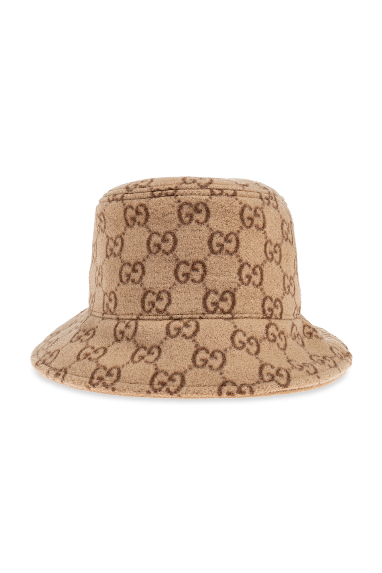ケン【GUCCI 2000s】Monogram Bucket Hat Beżowy Kapelusz typu 'bucket' z monogramem Gucci - Vitkac Polska